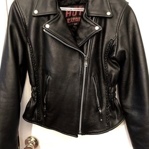 Ladies Biker leather jacket